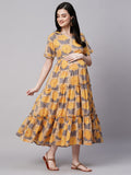 Maternity Fit & Flare Midi Dress