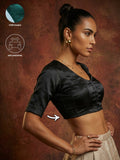 Satin Blouse, Black