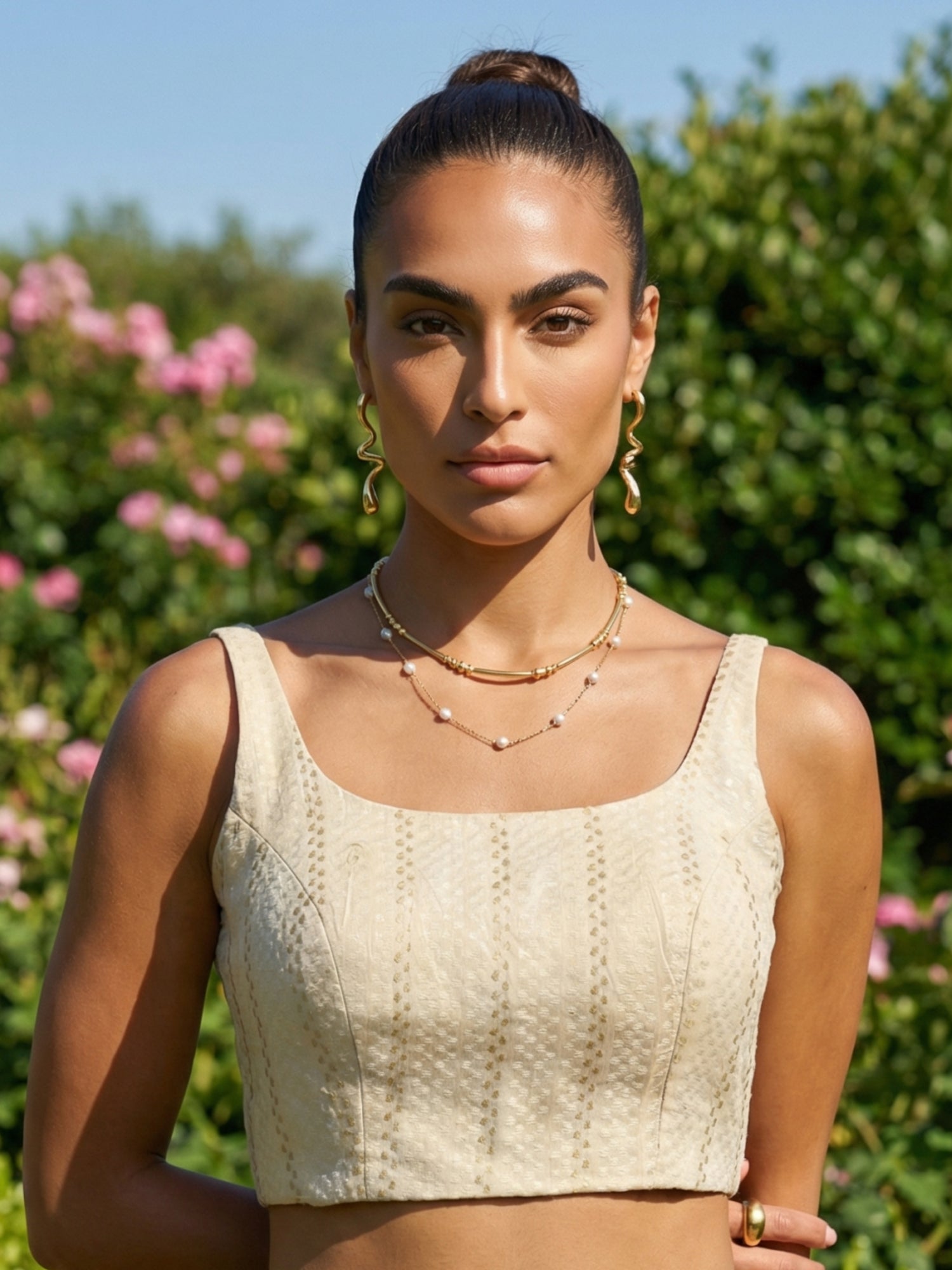 Cotton Blouse, Cream