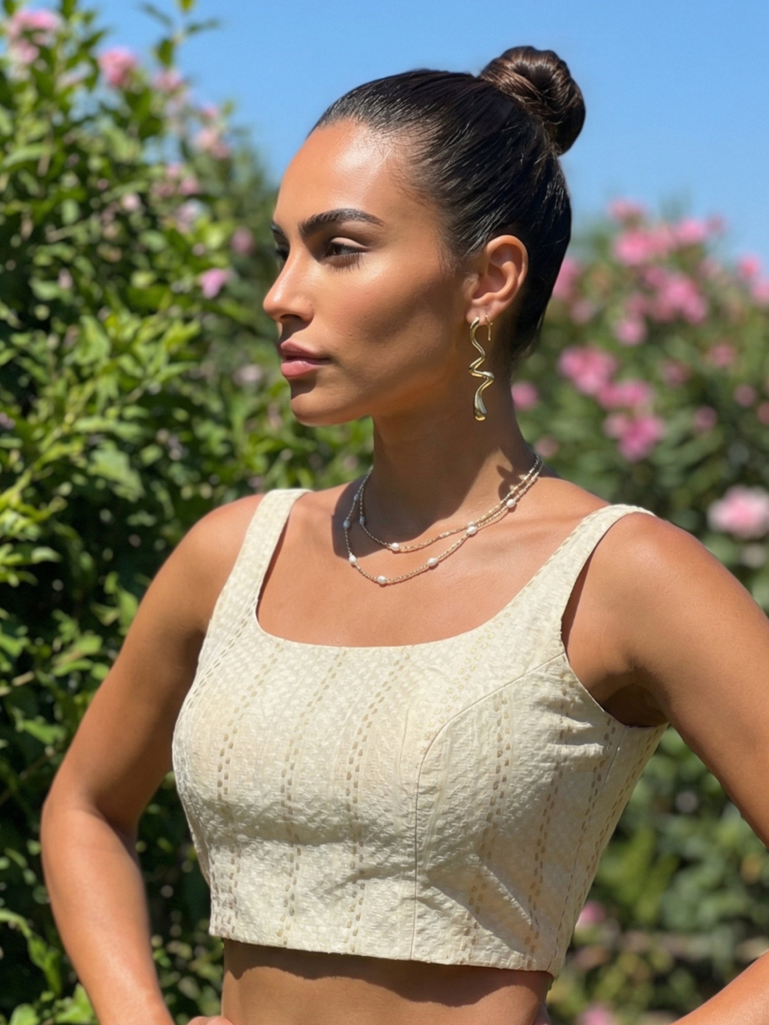 Cotton Blouse, Cream